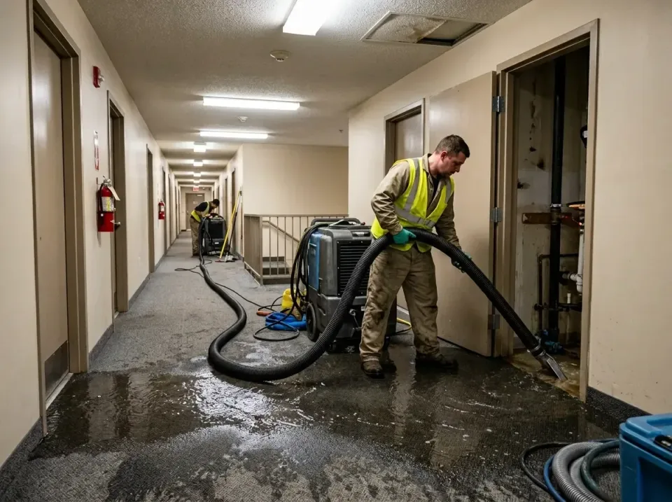 multi-unit-apartment-hallway-f-005 — frequently asked questions, Emergency Burst Pipe Water Extraction & Removal in McAllen,…